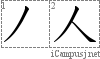 人: Kanji Stroke Order