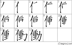 Stroke Order Diagram