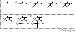 Stroke Order Diagram