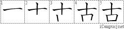 Stroke Order Diagram