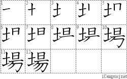 Stroke Order Diagram