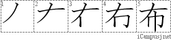 布: Kanji Stroke Order