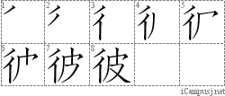 Stroke Order Diagram