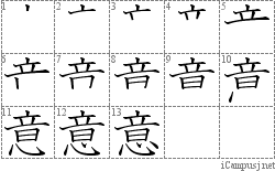 Stroke Order Diagram