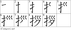 Stroke Order Diagram