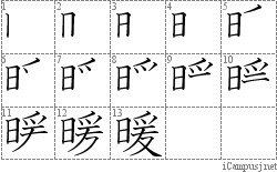 Stroke Order Diagram