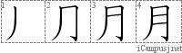 Stroke Order Diagram