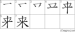 Stroke Order Diagram