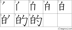 Stroke Order Diagram