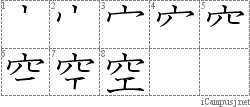 Stroke Order Diagram