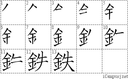 Stroke Order Diagram